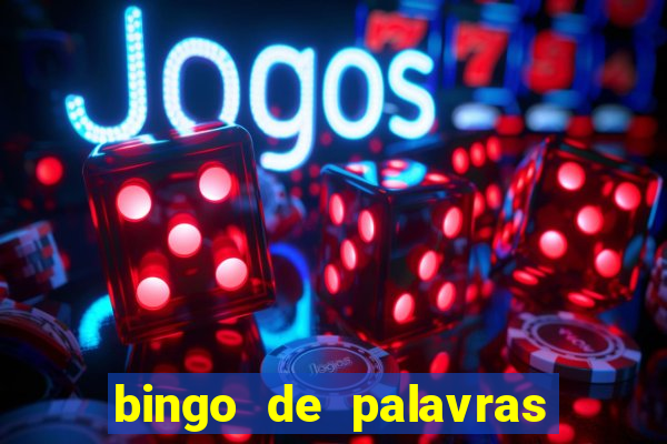 bingo de palavras cha de bebe